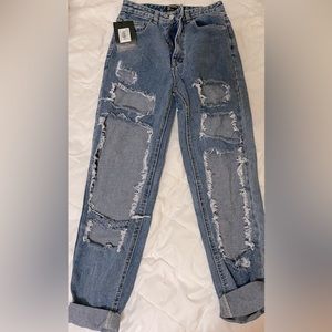 Ripped Mom Jeans